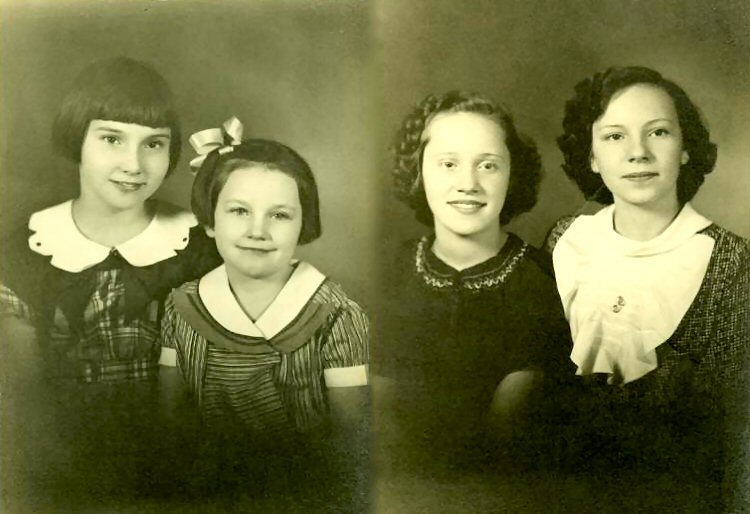 Bonnie, Shirley, Irene, Marge Burke.jpg (63677 bytes)